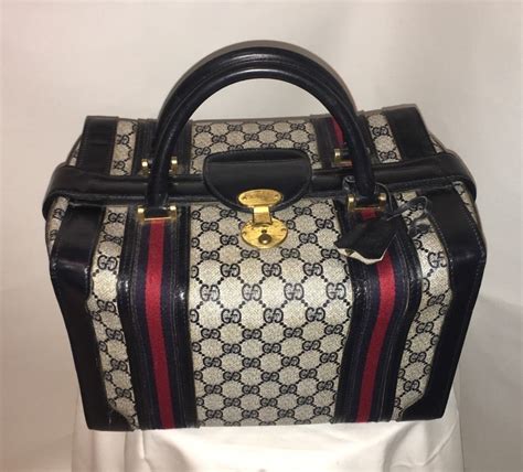 gucci train case|vintage Gucci train bag.